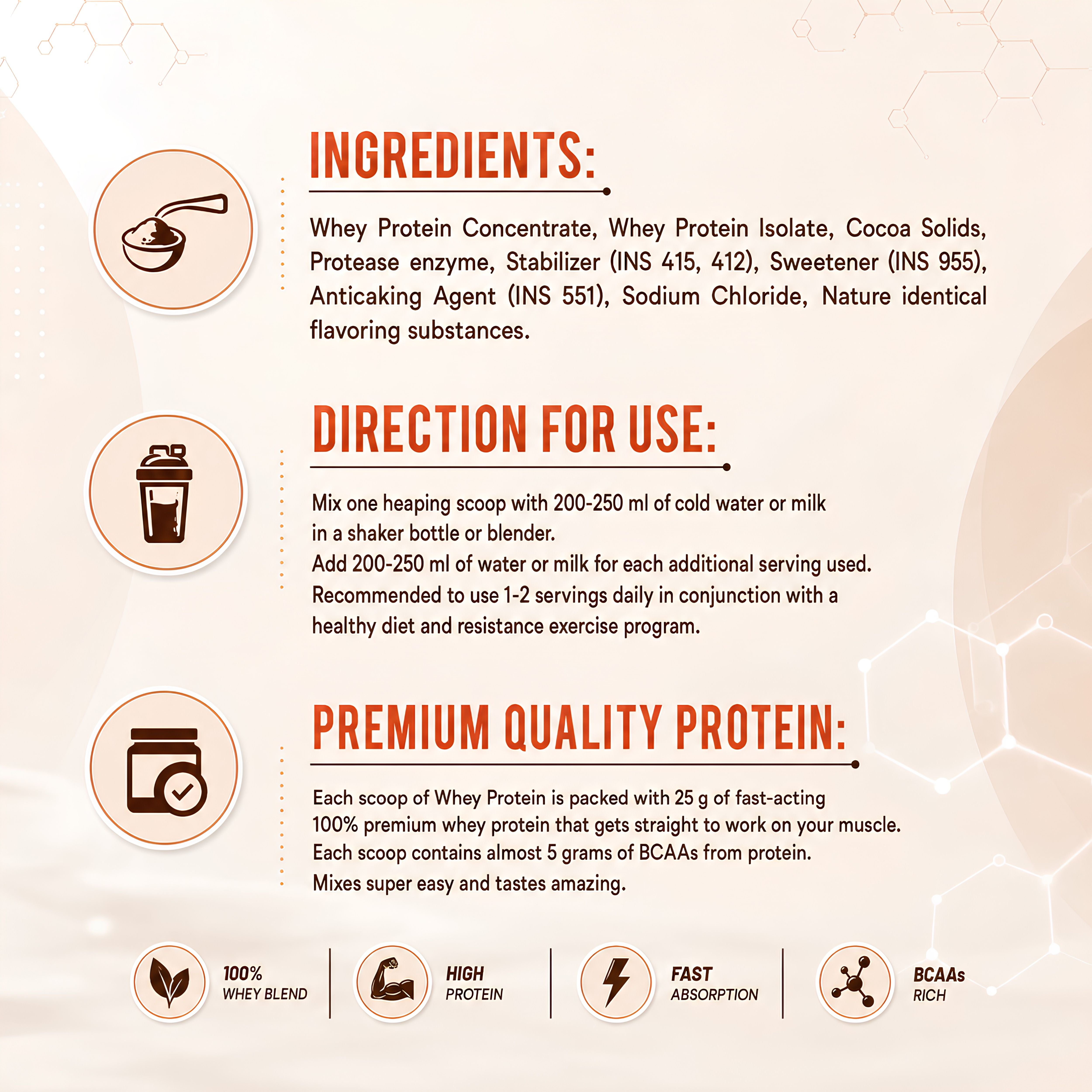 Healer Whey Protein Powder Chocolate Flavor 1kg | Premium Protein Supplement for Muscle Growth & Recovery