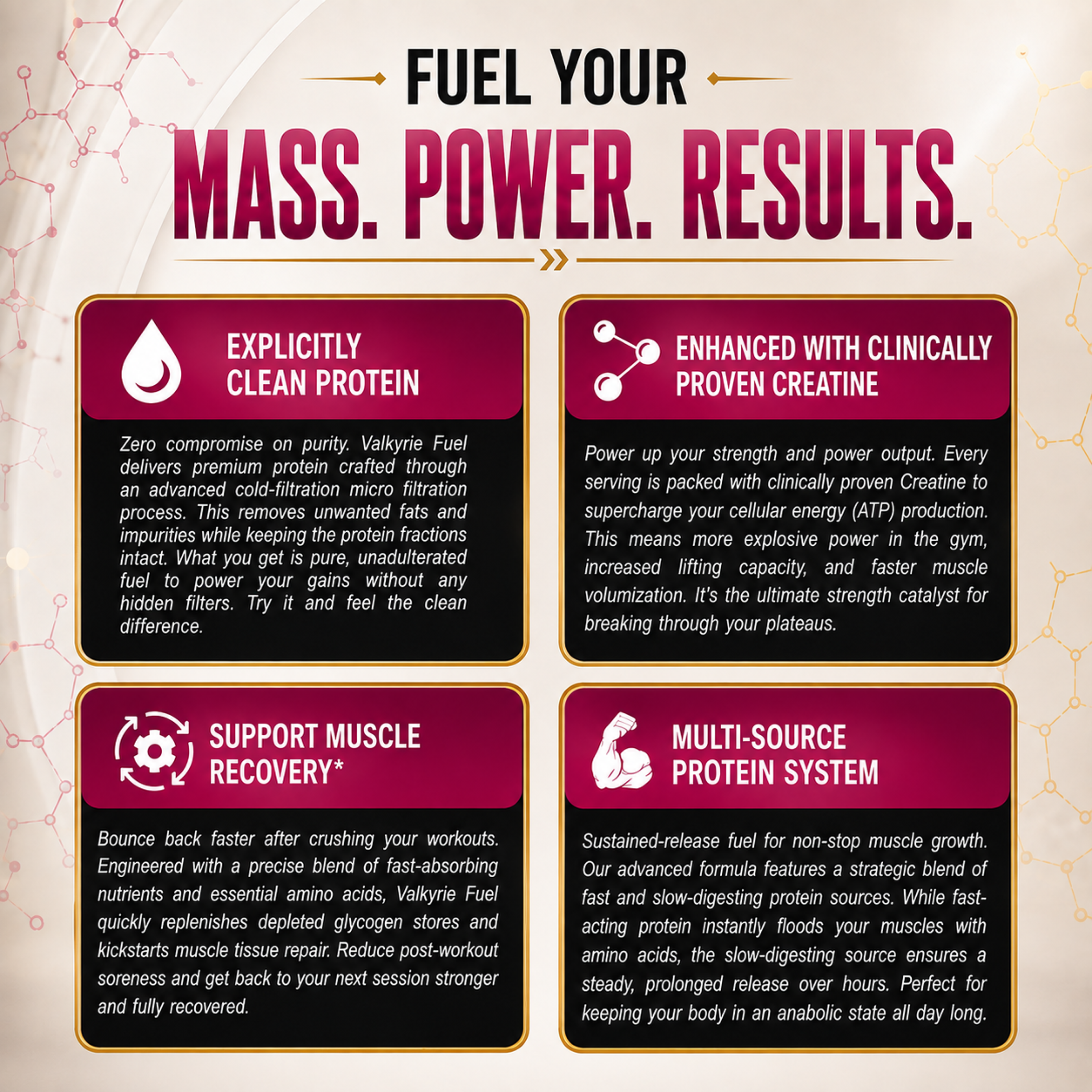 Valkyrie Fuel Mass Gainer 5Kg – Advanced Weight Gain & Muscle Growth Formula for Strength and Performance