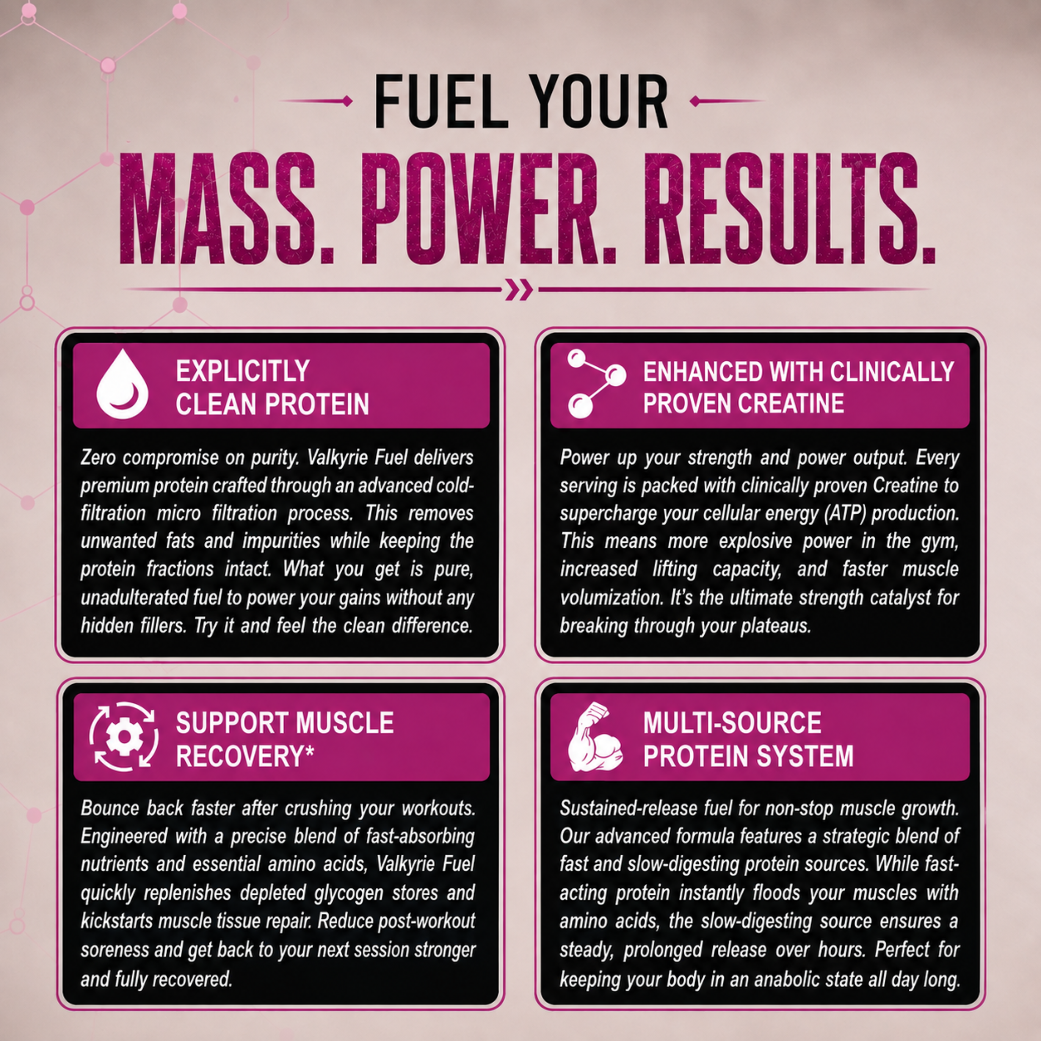 Valkyrie Fuel Mass Gainer 2.75Kg – Muscle Growth & Weight Gain Support